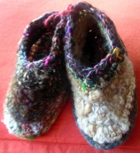 Crochet slippers 034