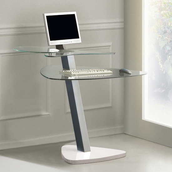 Modern Glass Computer Desk