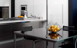 Modern-kitchen-interior-with-small-table