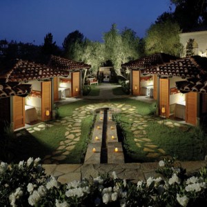 outdoor garden spa