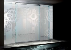 Unique Decorative Frosted Glass Sliding Doors from Casali