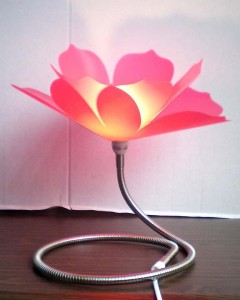 Flower-table-lamp