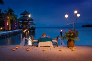Pearl Farm Hotel Moonlit Beach Dinner Picturesque Romantic Places