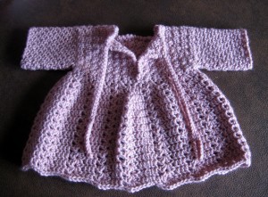 Crochet Baby Winter Dress