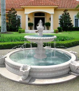 Yard-water-fountains-home