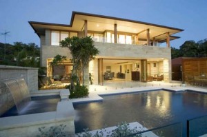 Contemporary Design Architecture Luxury Home Decorating With Stone And Glass Exterior