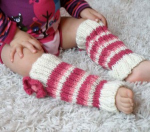 crochet baby leg warmer