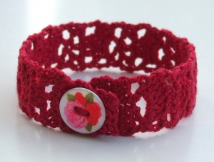 crochet bracelet tutorial