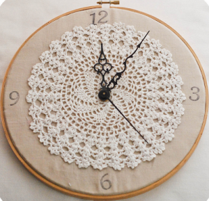 crochet clock 11