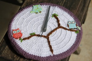 crochet clock