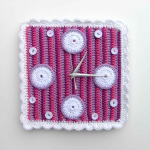 crochet clock pattern