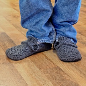 crochet men's slippers