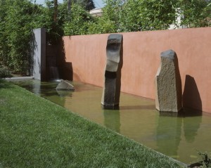 Modern-Landscaping-Pool-Sculpture-Wall-Fountain-Infinity-Stone-Rock-Towers-Shallow-Pool