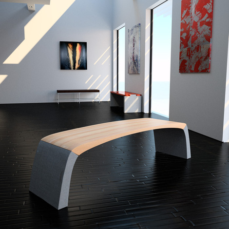 modern indoor benches