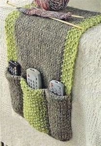 beautiful crochet remote holder
