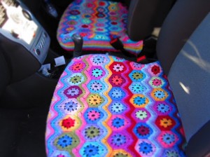 crochet car seat