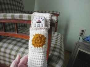 crochet remote control holder