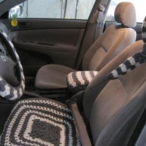 ideas crochet car seat