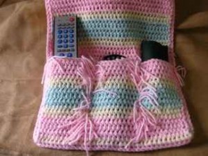 remote control holder crochet
