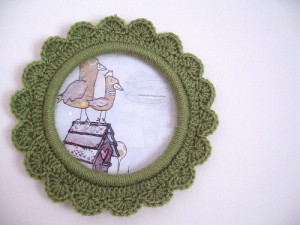 wall crochet frame