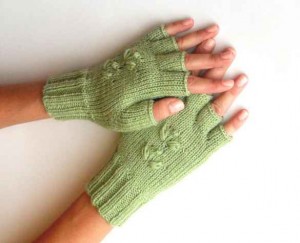 collection-of-Hand-Knit-Half-finger-gloves