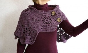 crochet shoulder wrap