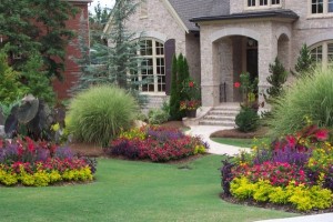 colorful-front-yard