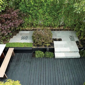 Ideas-for-Small-Patios-a-black-wooden-deck