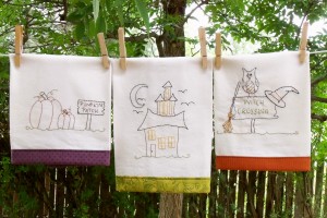 Kitchen-Towel-Design-Ideas-halloween-tea-towels