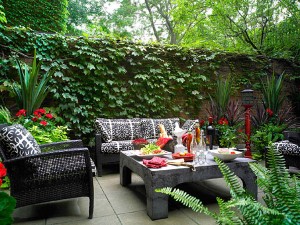 Artistic-Dining-Room-with-Modern-Coutyard-Ideas-on-The-Refreshing-Garden-Concept-for-Dining-Room