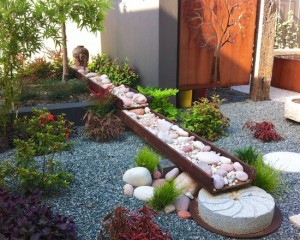 excellent-bamboo-garden-as-asian-landscape-or-japanese-garden-with-gravel-tiny-stones-as-water-way-at-contemporary-landscape-plans