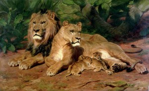 The-Lion-at-Home-1881-xx-Rosa-Bonheur