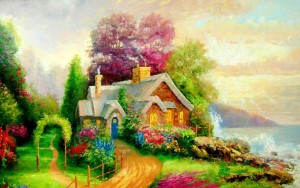 beautiful_painting_trees_art_house_flowers_hd-wallpaper-1745145