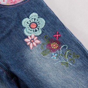 FREE-SHIPPING-G3915-18m-6y-5pieces-lot-beautiful-flowers-embroidery-autumn-winter-spring-long-jeans-for