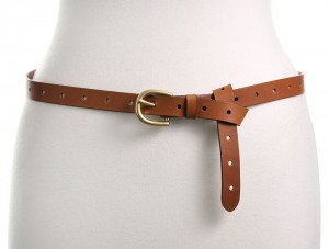 tan-plus-size-belt-leather-holey-flexible-style-silver-or-brass-buckle-choice